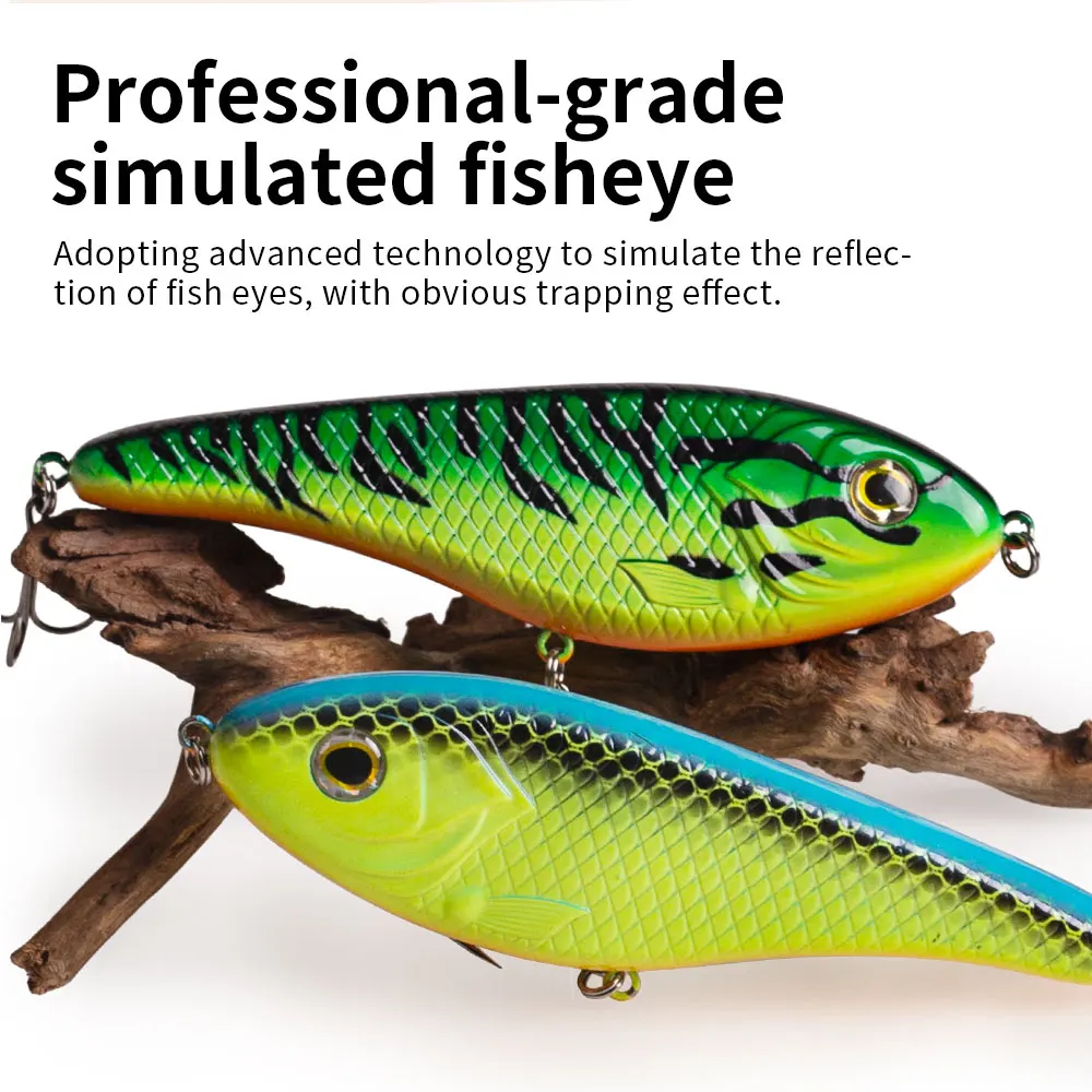 Señuelo Jerkbait Glider Hanlin Sumergible 6.1in – Ruidoso para Lúcio y Mask - imagen 5