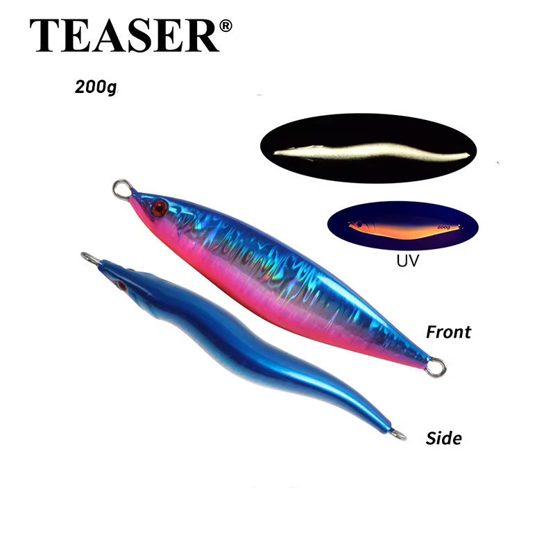 Señuelo TEASER J81 400g Impresión 3D Laser – Pesca Embarcada en Salado