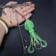 ZYZHE Señuelo pulpo suave para arrastre marino con anzuelos de cuerda - imagen 2