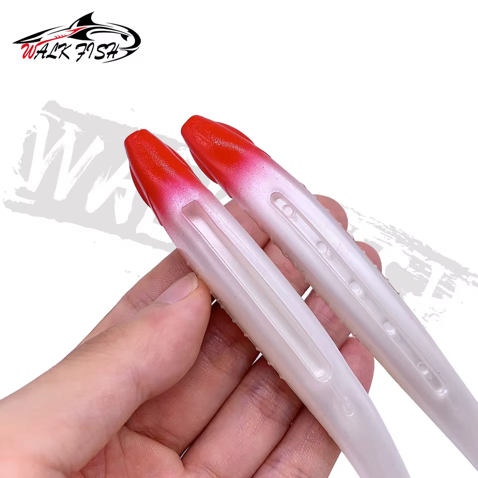 WALK FISH Swimbait – Señuelo blando con cola en V para agua dulce - imagen 4