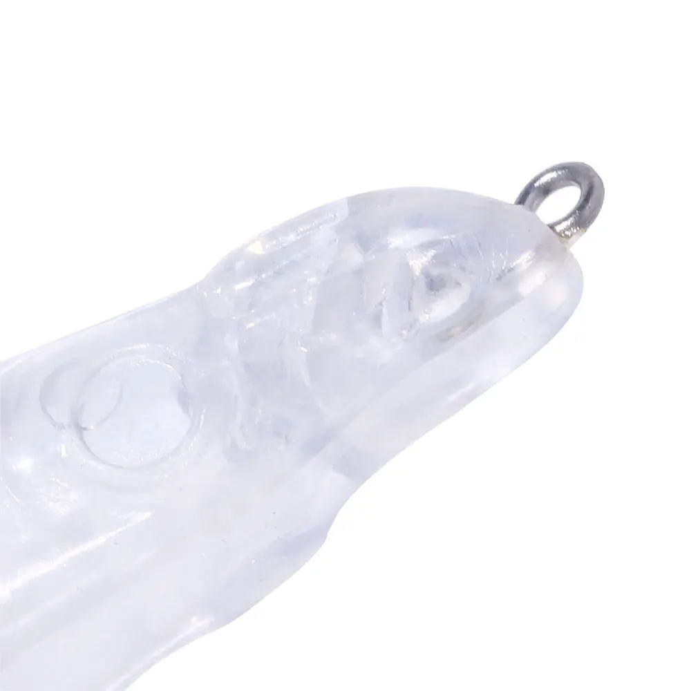 Señuelo minnow wobbler transparente en blanco, sin pintar, DIY - imagen 3