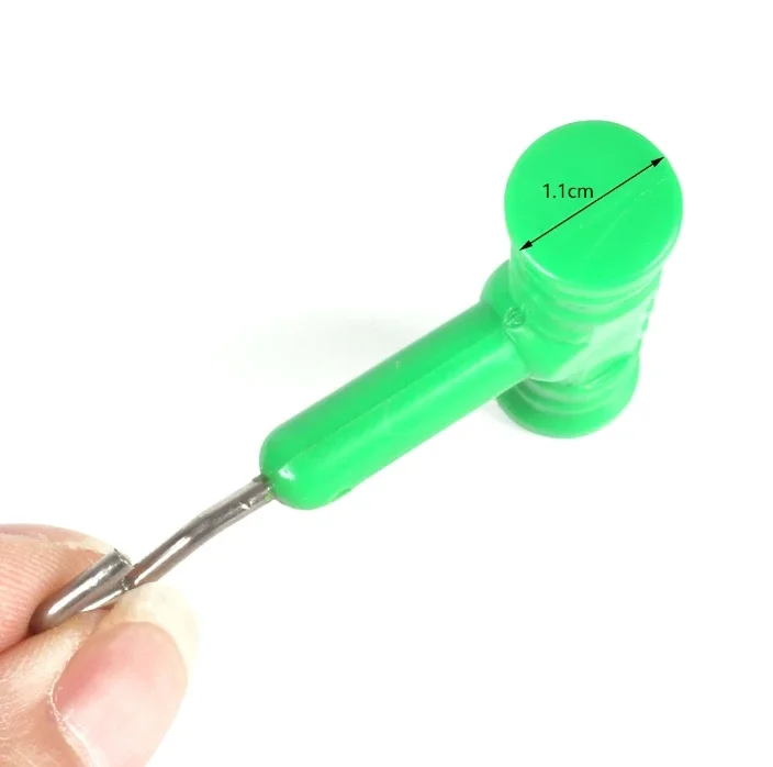 Herramientas para tirar de nudos con gancho de acero inoxidable