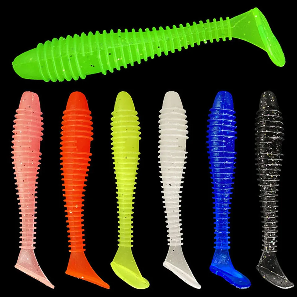 Swimbaits para lubina con cola paleta – señuelos blandos para spinning - imagen 5