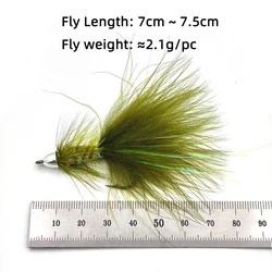 Wifreo Woolly Bugger Oliva – Mosca con cono latón para lucio y trucha