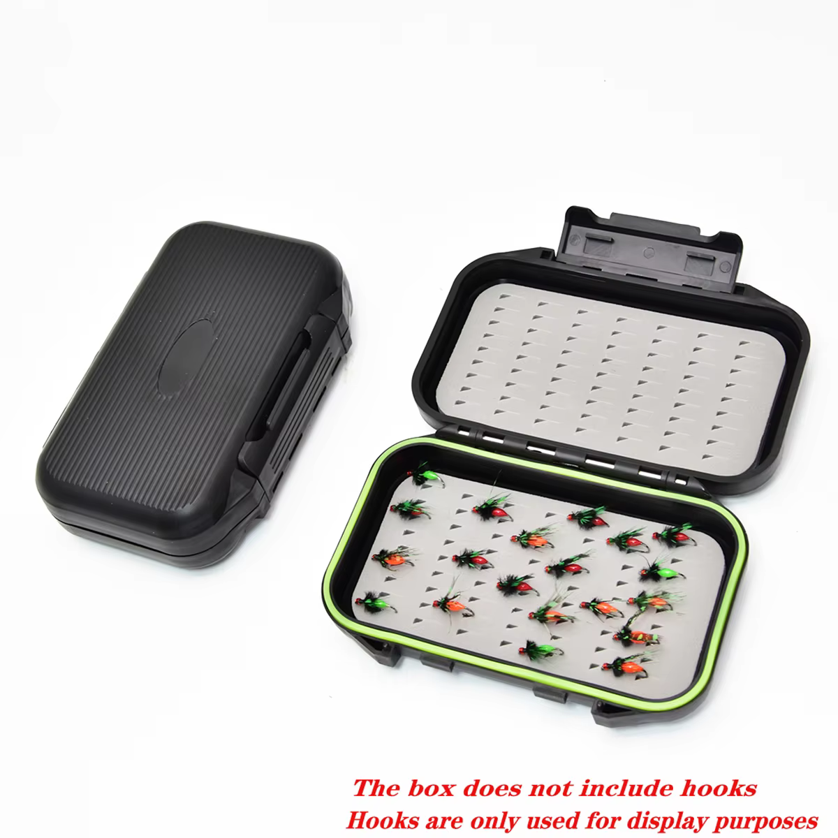 Caja de moscas para pesca – Almacena señuelos, anzuelos y accesorios - imagen 4