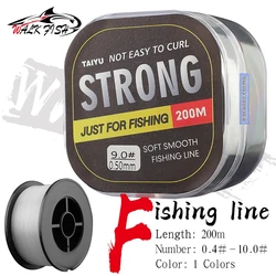 WALK FISH Sedal Nylon Transparente 200m Agua Salada y Dulce