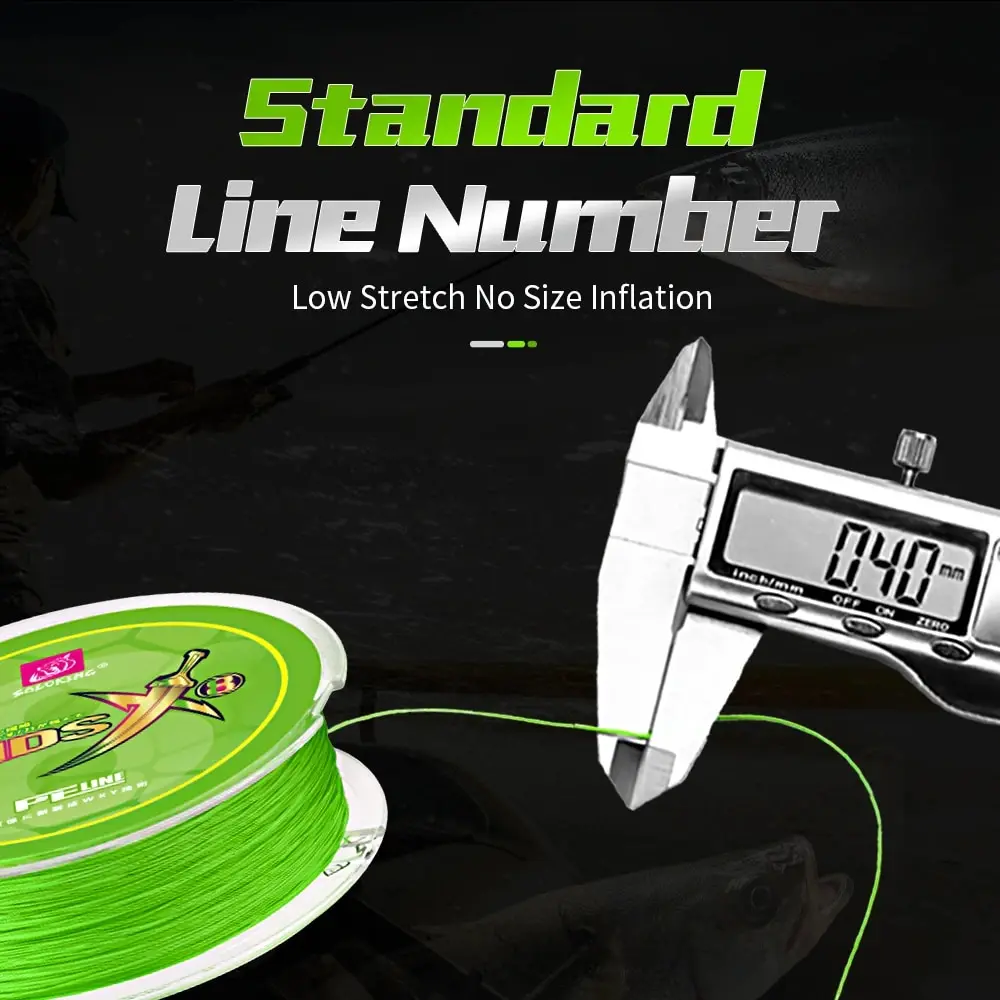 SOLOKING Trenzada Microfly Ultra fina 8 hebras PE 150M carpa trucha - imagen 5