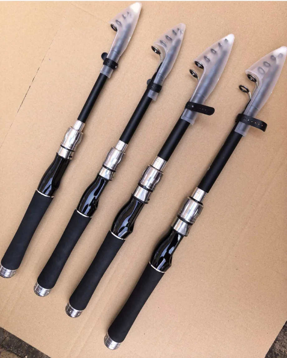 Set de pesca de viaje con caña y carrete