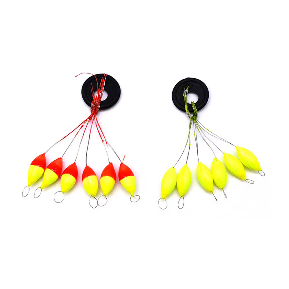 Flotador Seven Stars MNFT ovalado – Rojo y amarillo para carpa - imagen 4