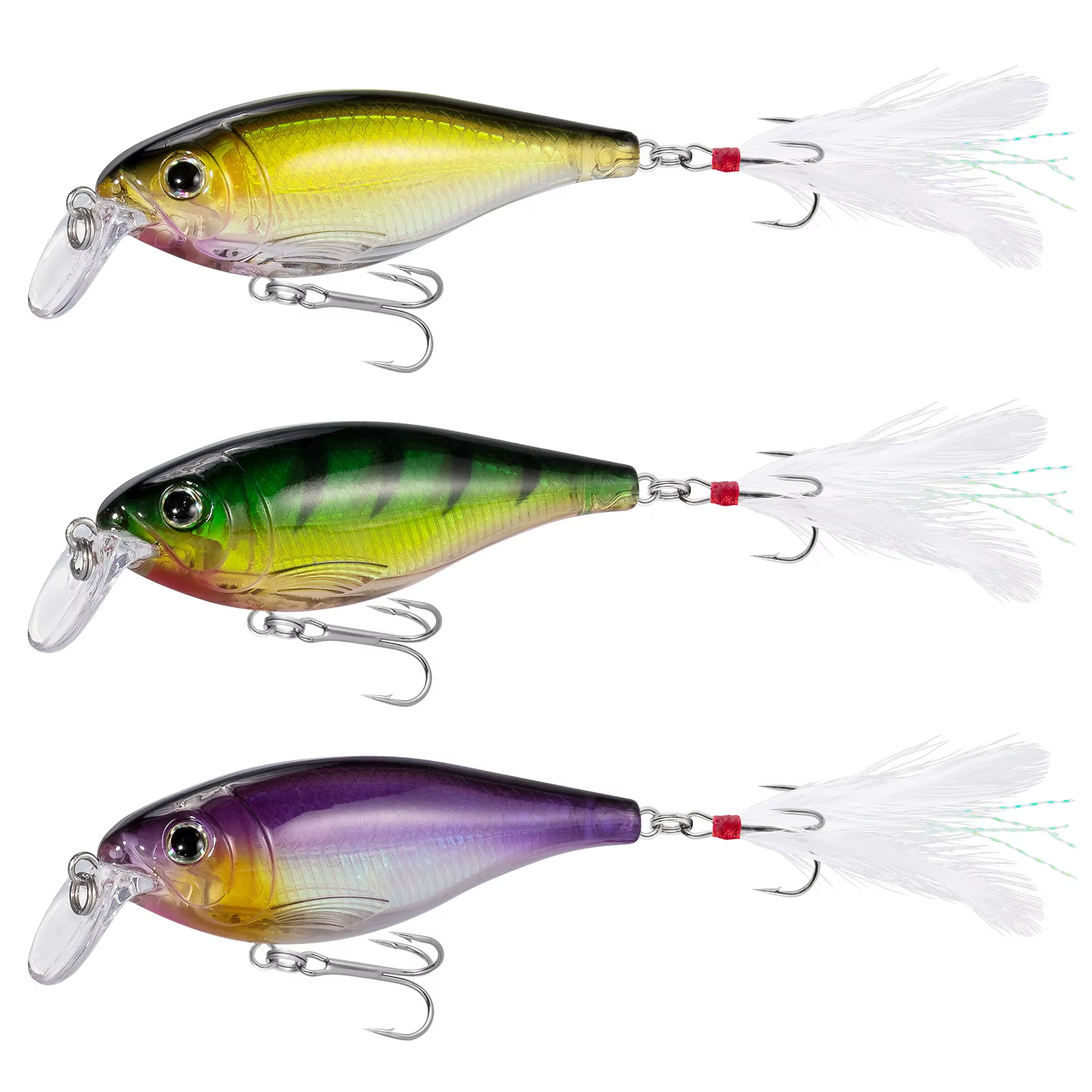 Crankbait Minnow sonajero para lubina y trucha