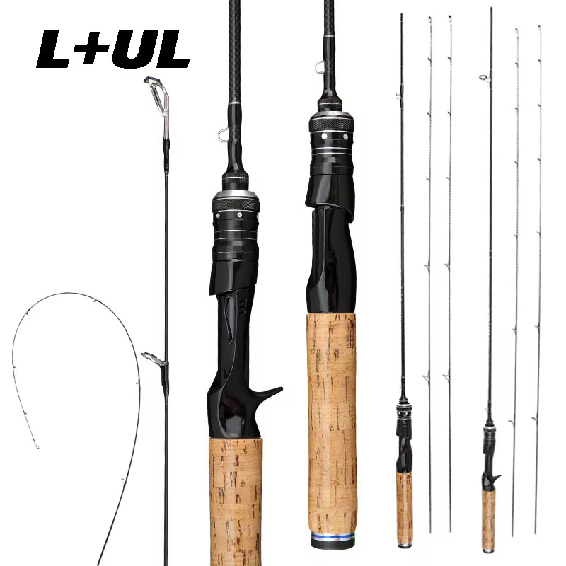 Caña ultraligera L/UL para surf con cola de carbono y dos puntas - imagen 2