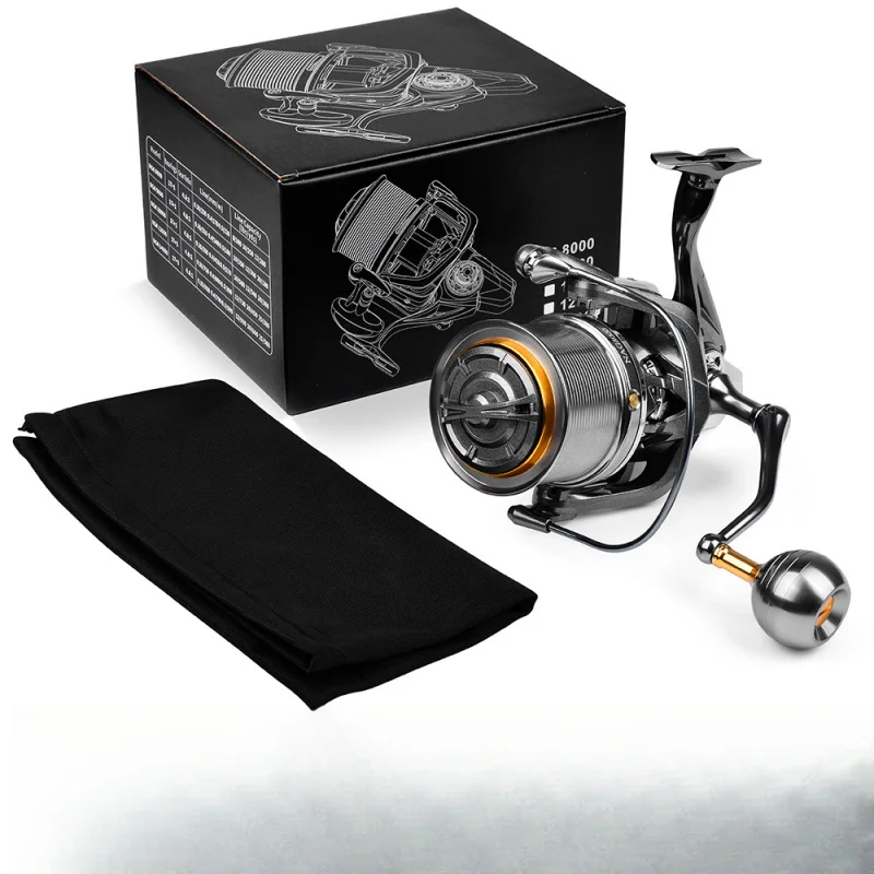 Carrete spinning de lanzado largo con base metálica para agua salada - imagen 5