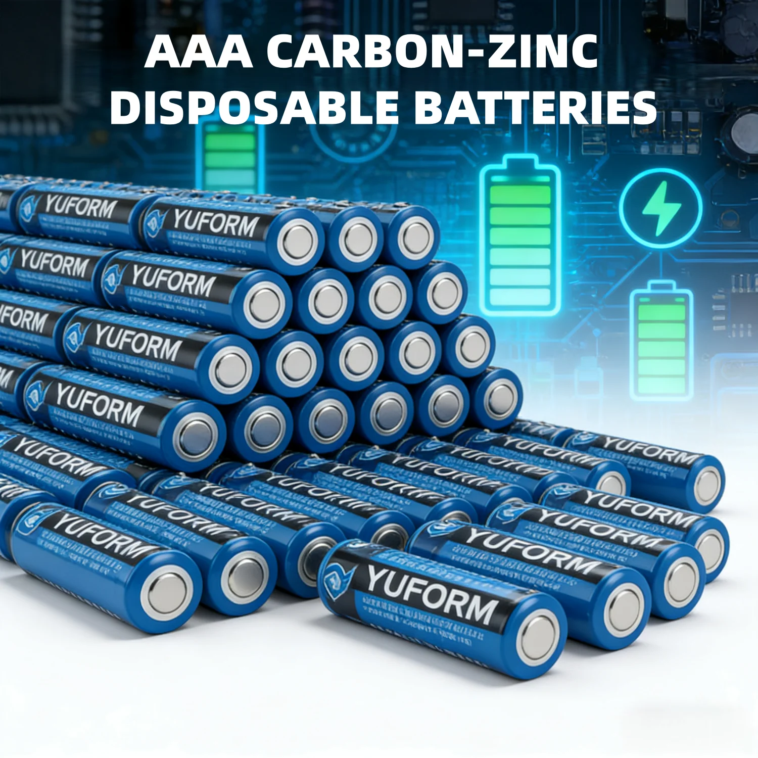 Pilas AAA zinc-carbono 1,5V – Resistentes y económicas - imagen 5