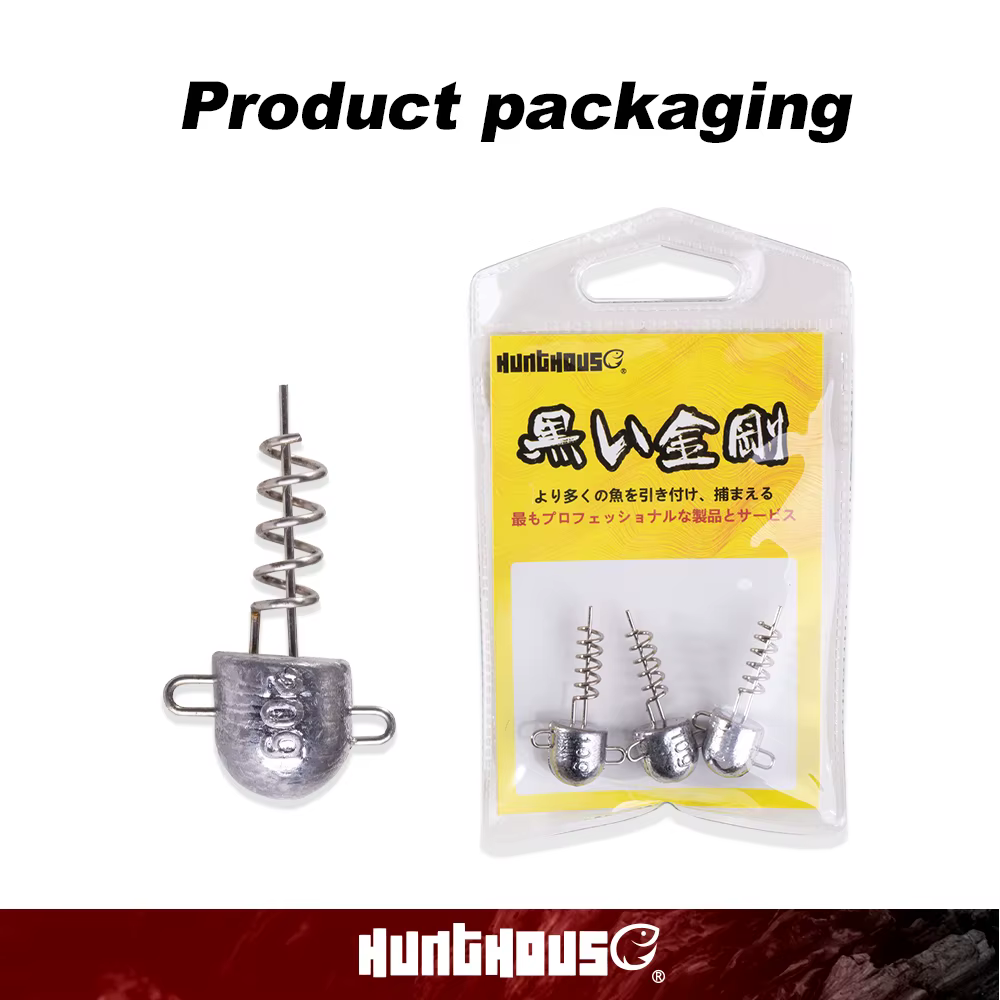 Cabezas Jig Hunthouse con tornillo – Pesos 5-20g para vinilos - imagen 5