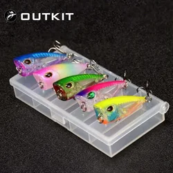 Mini Popper CrankBaits Señuelos Superficie Pesca Carpa