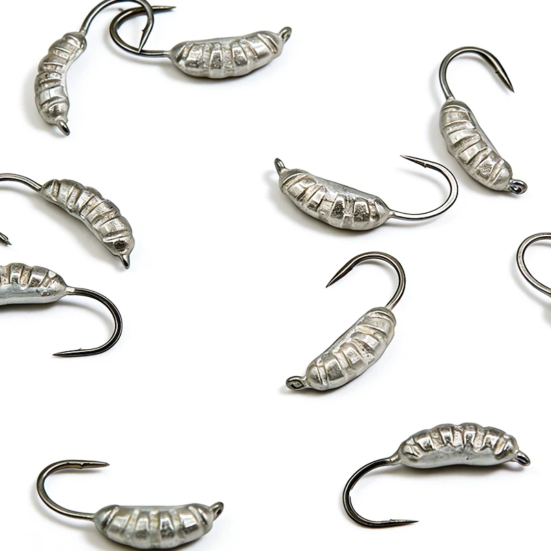 Señuelos de pesca en hielo de tungsteno luminosos para lucio - imagen 2