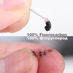Línea de fluorocarbono para carpa con hundimiento rápido