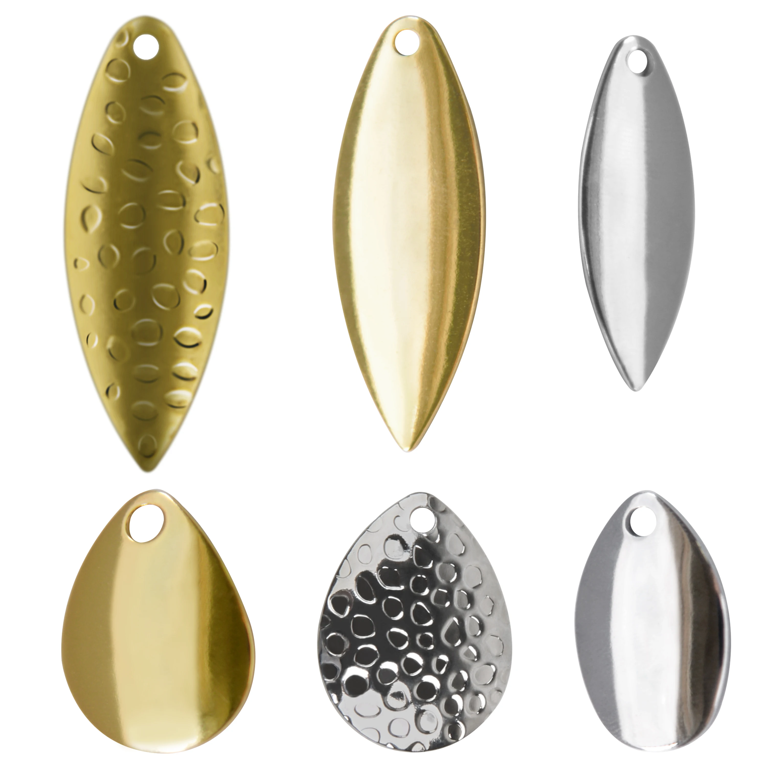 Cuchillas giratorias Colorado metal para Spinnerbait Buzzbait lobina - imagen 3