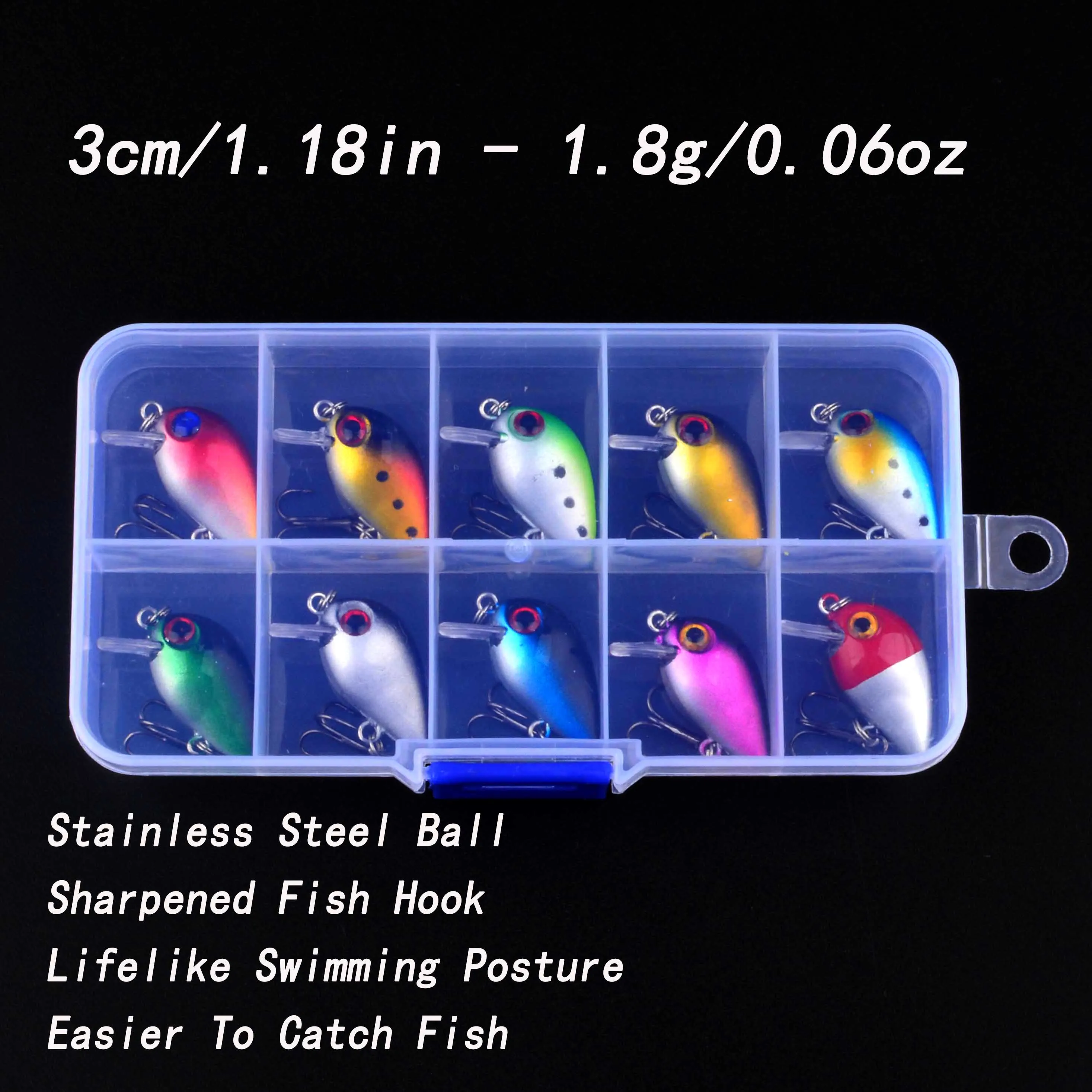 Crankbait Mini para trucha y lubina - imagen 2