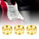 Tapa de clavija guitarra eléctrica dorada rosca 3/8-32 redonda - imagen 2