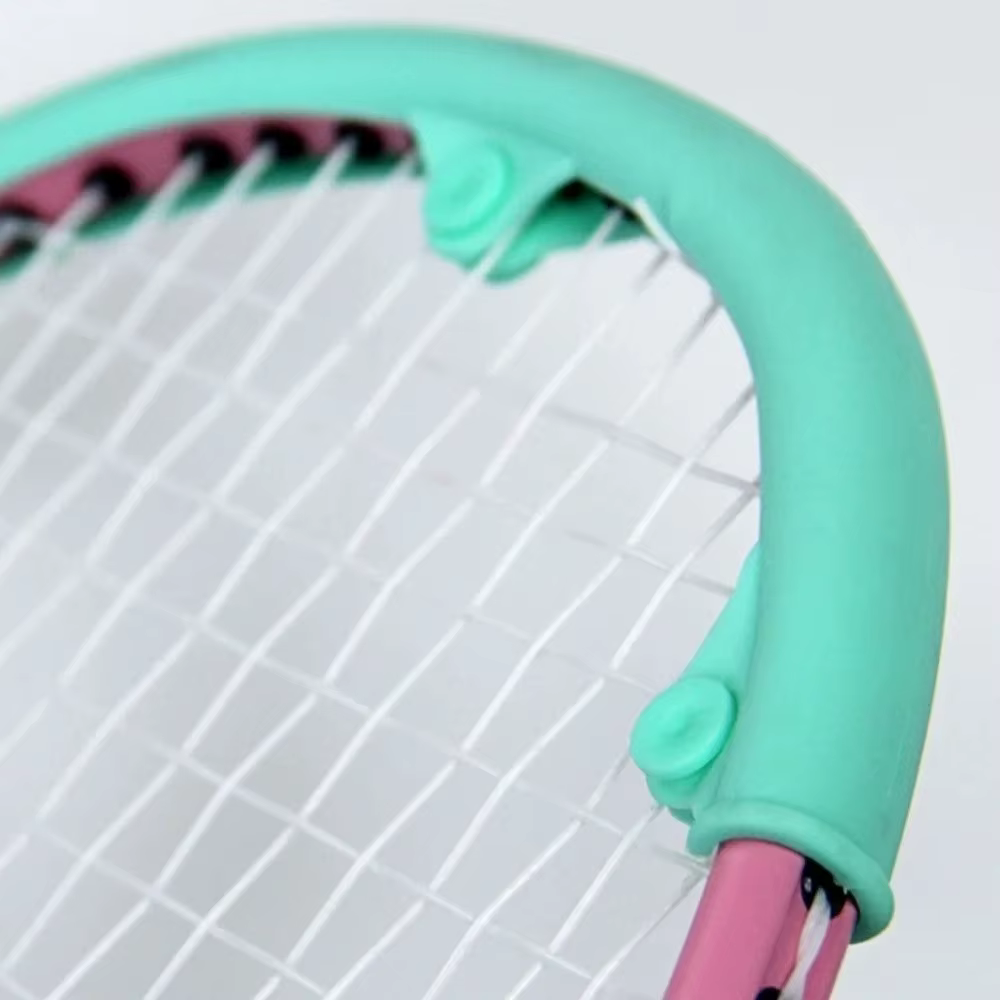 Fundas de silicona para cabeza de raqueta de bádminton, antidesgaste - imagen 3