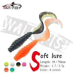 Walk Fish: Señuelos Blandos Walking para Lubina – Acción Natatoria