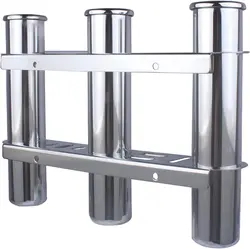 Portacañas acero inoxidable para barco – 3 tubos