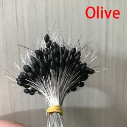 Flotador de silicona negro para pesca
