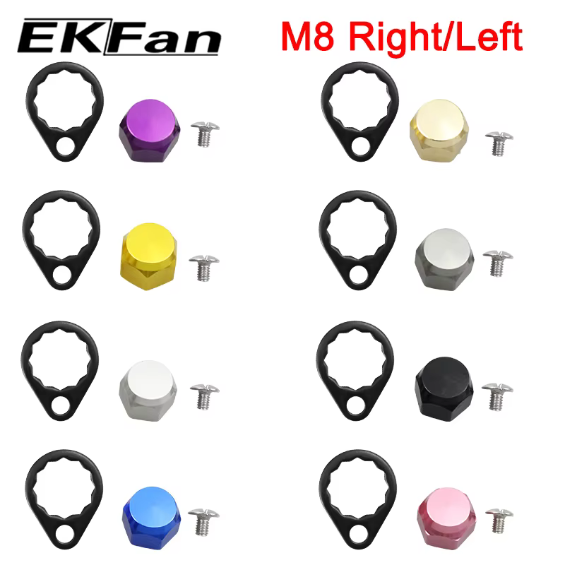 Tuerca EKfan M8 para carrete baitcasting – Kit con arandelas y tornillos - imagen 5