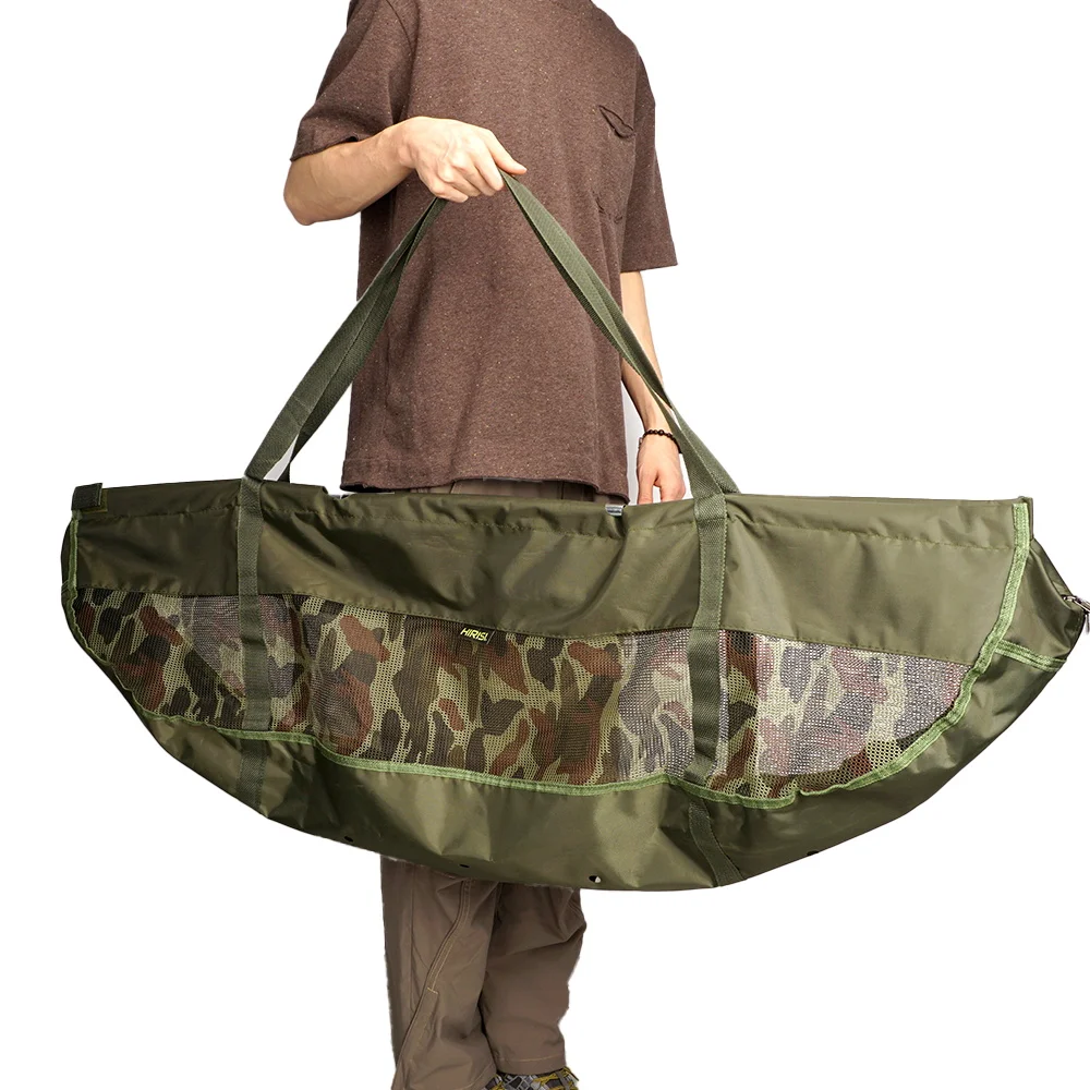 Hirisi Bolsa de Pesaje de Malla plegable con eslinga y colchoneta - imagen 2