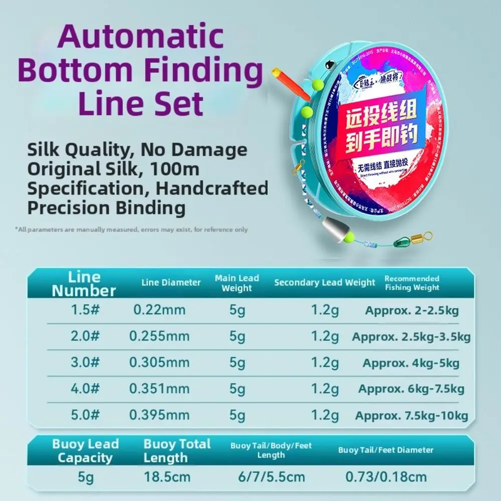 Línea de pesca automática con bobber deslizante – listo para usar - imagen 4