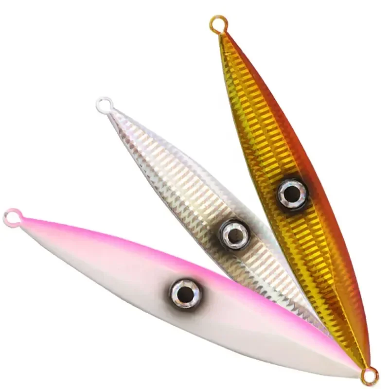 Topline Metal VIB – Señuelo luminoso jigging para carpa y lubina 40-200g - imagen 3