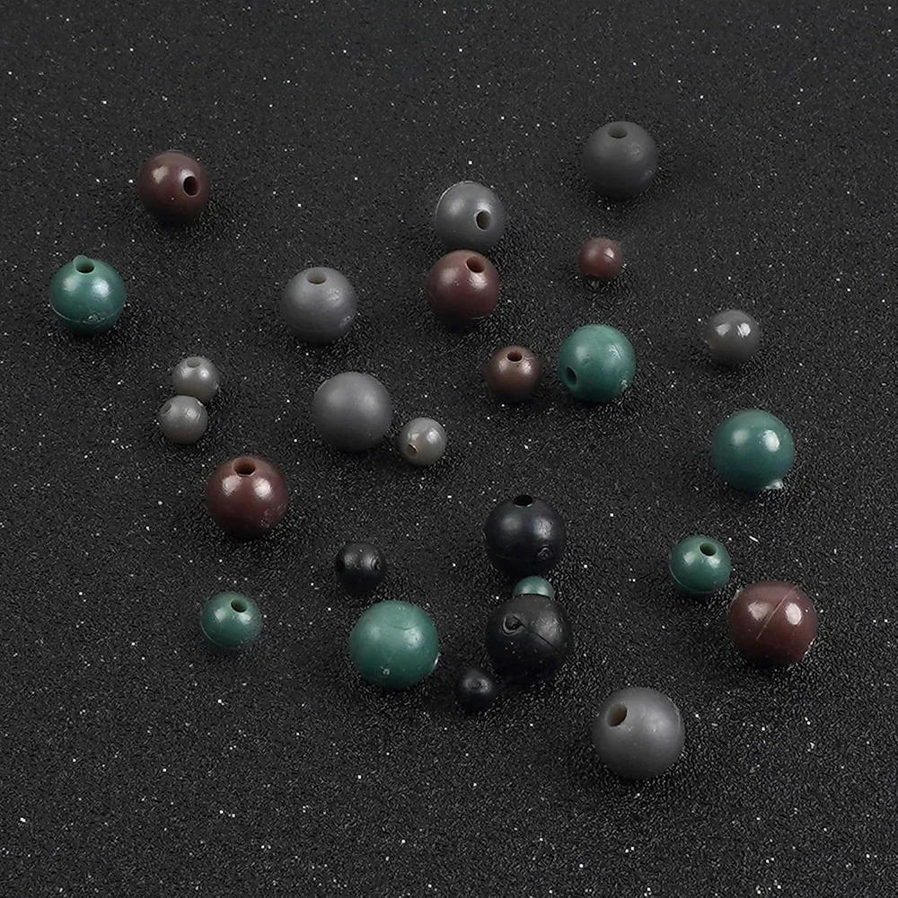 Cuentas amortiguadoras de goma suave para carpa – Huevos redondos - imagen 3