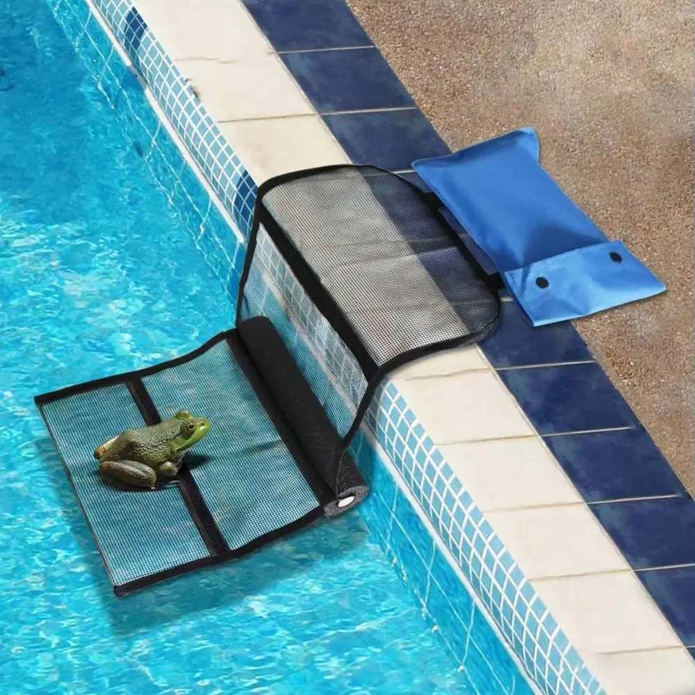 Red de escape flotante con rampa y escalera para mascotas - imagen 4
