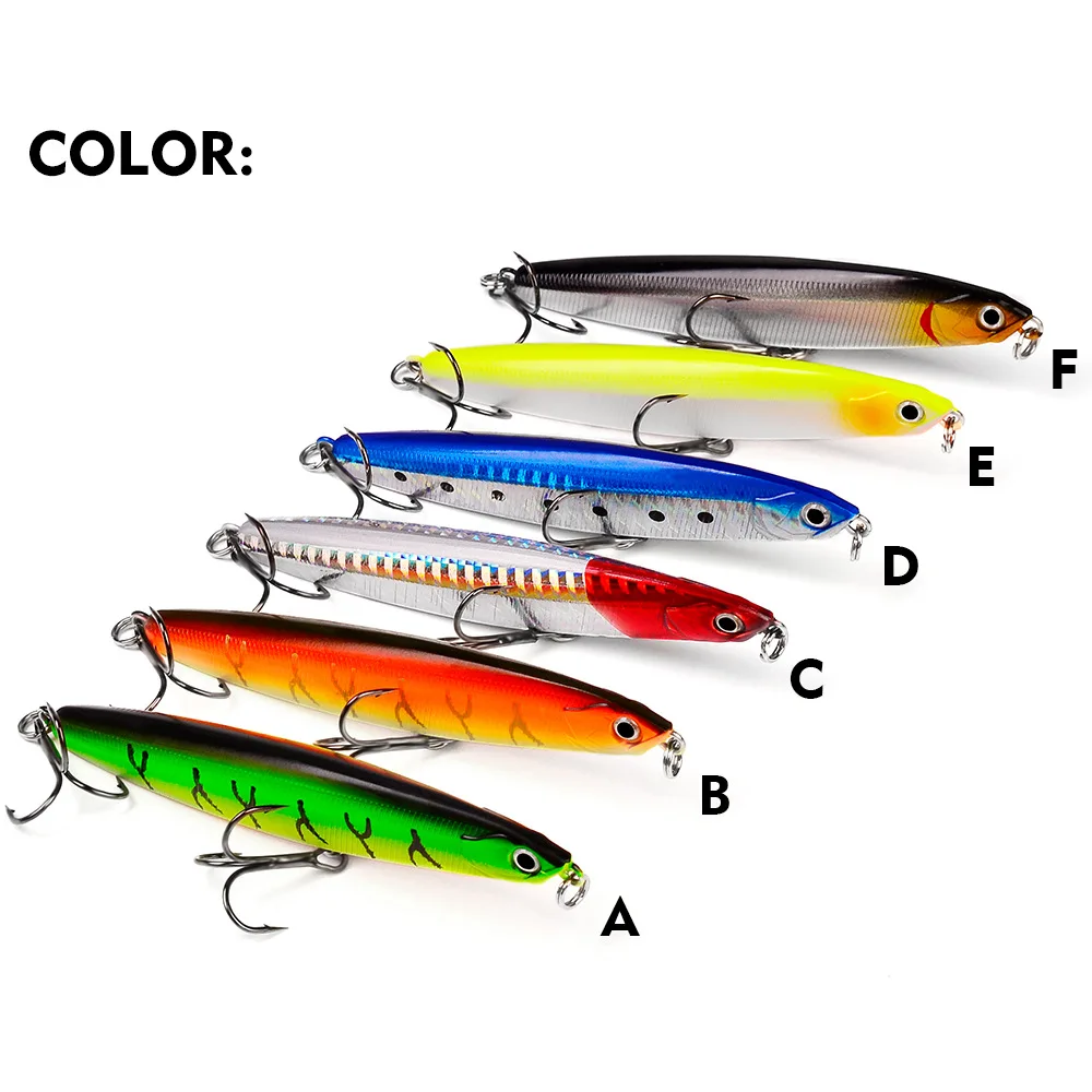Proberos Wobbler Minnow de hundimiento tipo lápiz – cebo duro - imagen 2