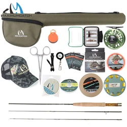 Maxcatch Kit pesca con mosca ligero para trucha de arroyo