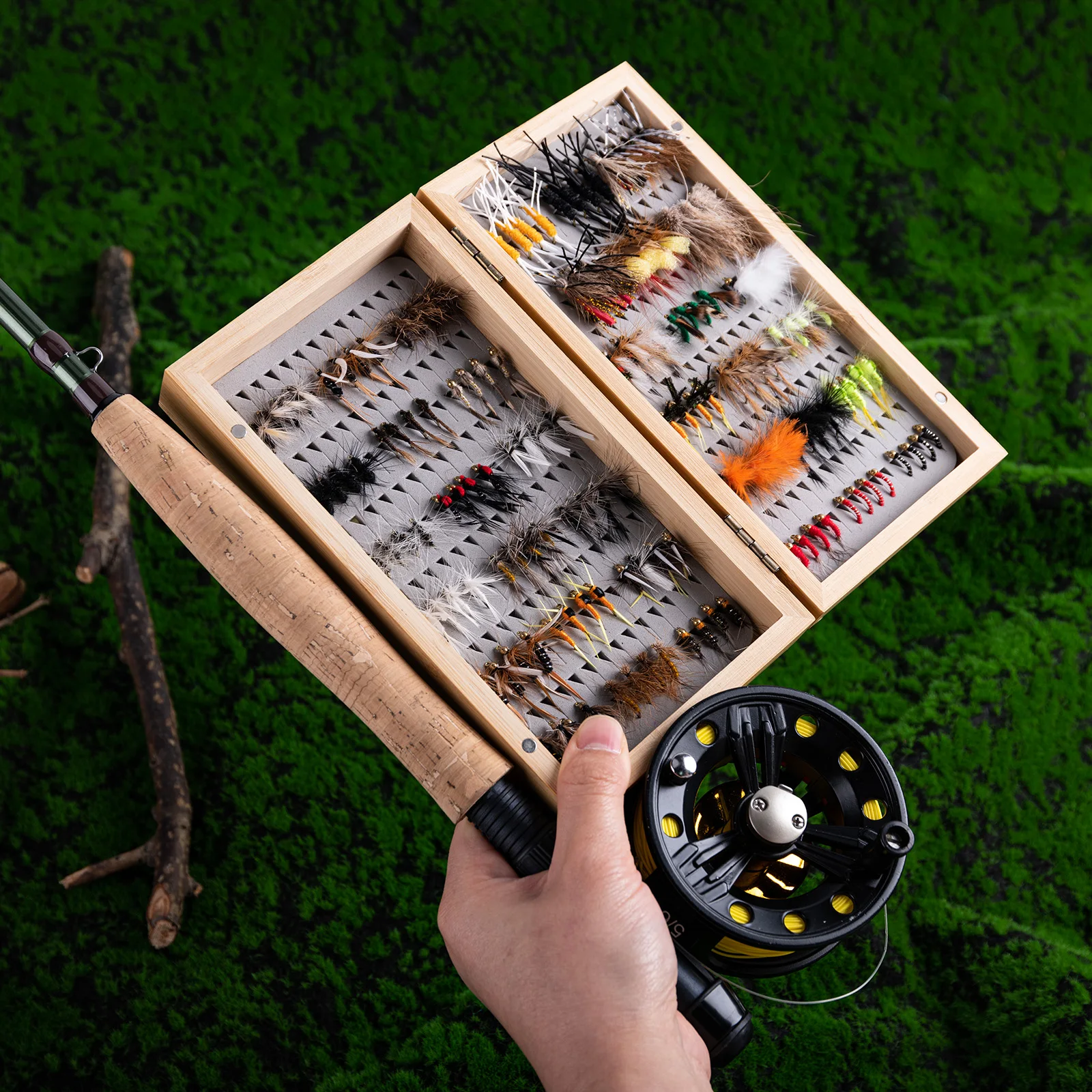 Goture Moscas artificiales para pesca con mosca – Trucha y carpas - imagen 2