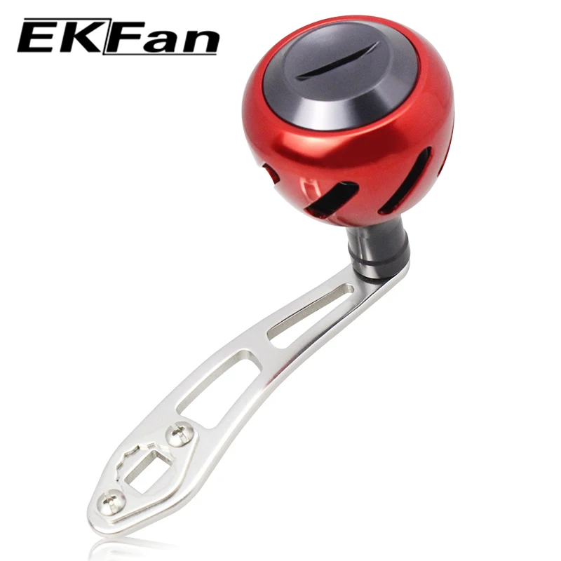 Manivela de carrete EKFan – mango de aluminio, accesorio DIY tuning - imagen 3