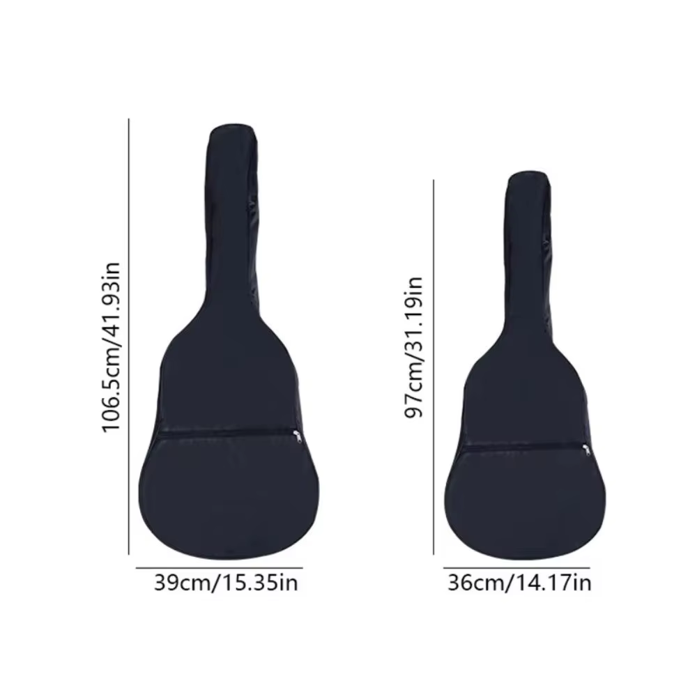 Bolsa de transporte impermeable para guitarra clásica, funda blanda con correa para el hombro