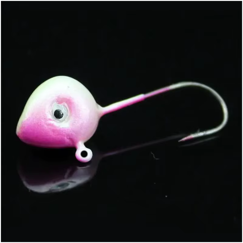 WEIHE Anzuelos Jig Head en forma de pez – Acero al carbono - imagen 4