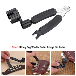 Extractor de Pasadores de Puente negro para guitarra
