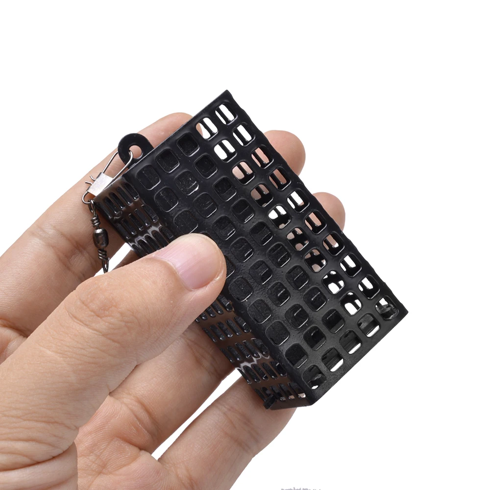 NGB Alimentador cuadrado – Jaula cebo metal 30-100g para carpa - imagen 3