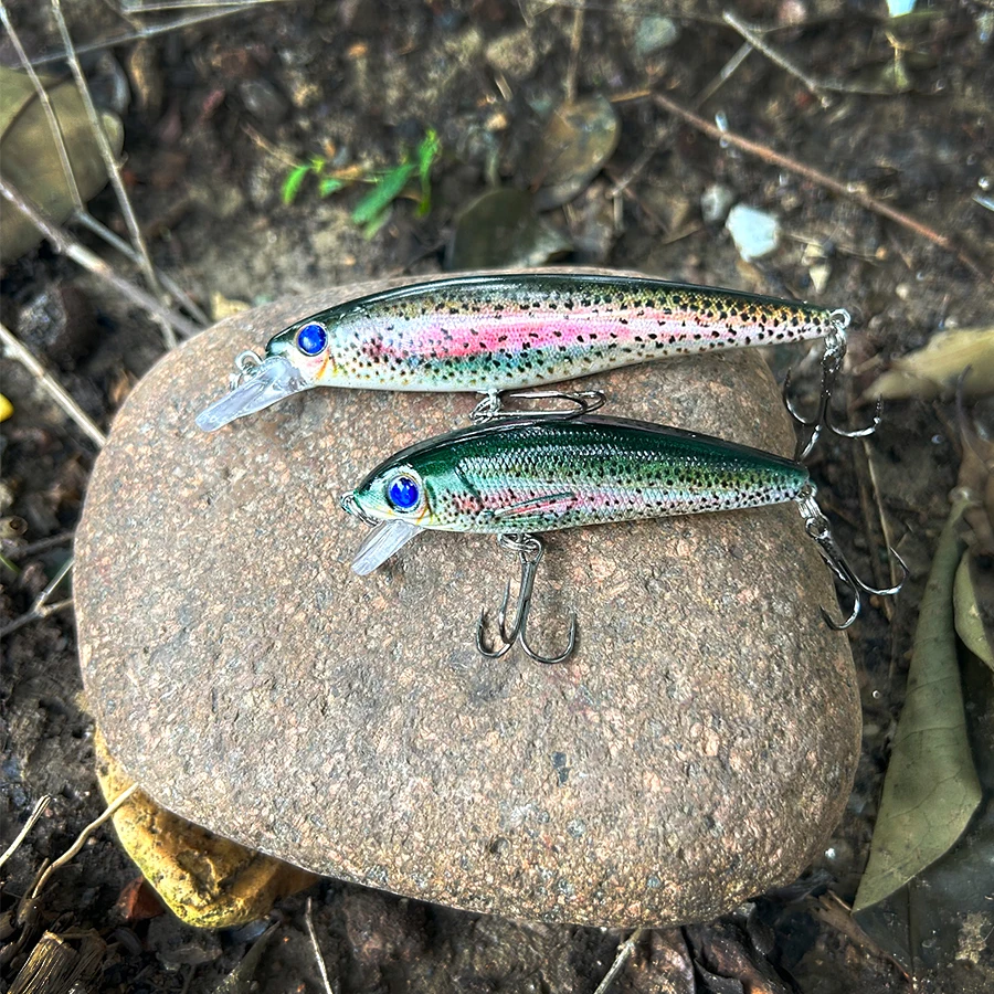Señuelos jerkbait minnow hundimiento rápido para lucio – crankbait - imagen 2