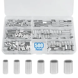 Fundas de compresión aluminio ovaladas, un solo barril para línea