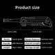 LETOYO cuchillo para calamar de acero inoxidable, corte limpio - imagen 3