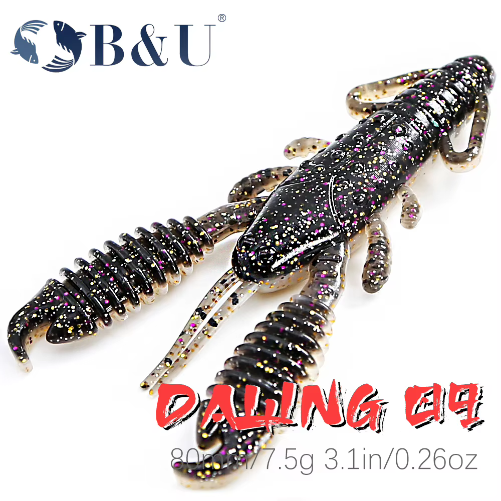 B&U Crankbait 8cm – Señuelo wobbler Camarón para lubina - imagen 2
