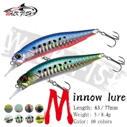 Walk Fish Señuelo suspendido Wobbler pesca profundidad invierno