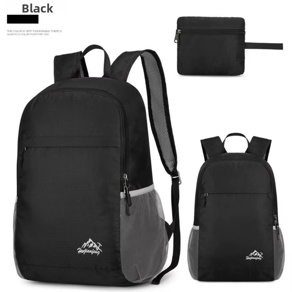 Mochila plegable ultraligera 20L con portabotellas para pescadores - imagen 2