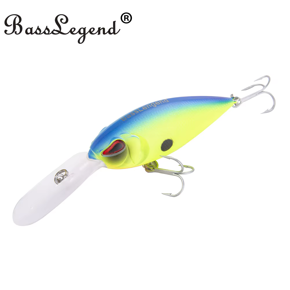 BassLegend Crankbait 65mm – 3m profundidad para bass y lucio