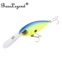 BassLegend Crankbait 65mm – 3m profundidad para bass y lucio